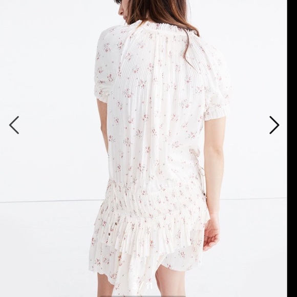 Ulla Johnson Nora Prairie Floral Satin Dress 10 - Picture 3 of 14